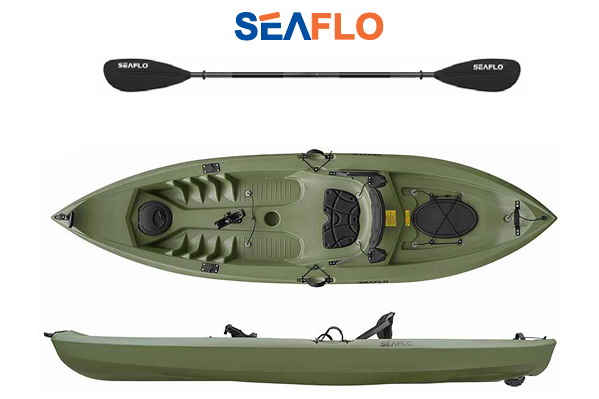 SEAFLO TEK KİŞİLİK BALIKÇI KANO YEŞİL