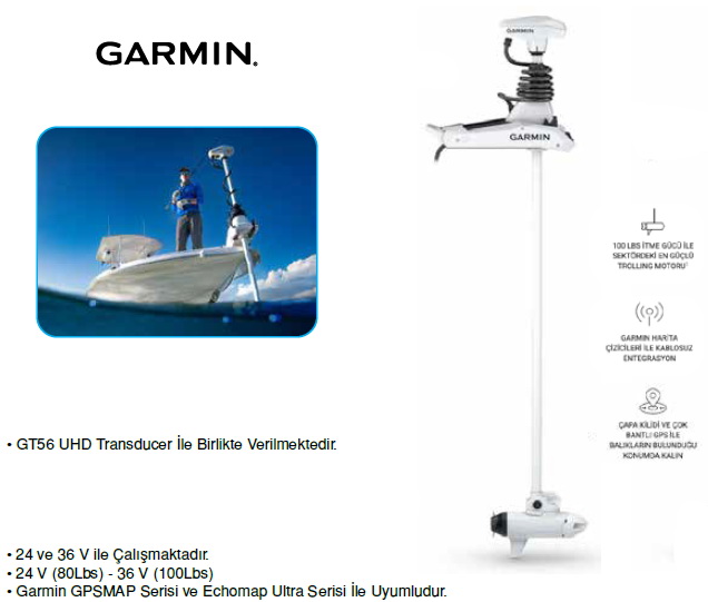 "GARMİN KRAKEN SANAL ÇIPA BEYAZ 63"""