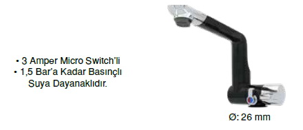 COMET ARONA SICAK-SOĞUK MUSLUK S2431.22.21