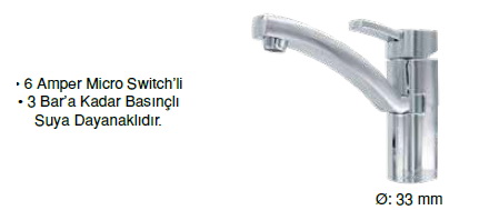 COMET CAPRİ SICAK-SOĞUK MUSLUK S2651.20.21