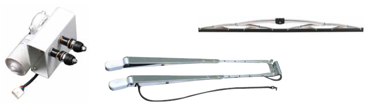 AĞIR HİZMET SİLECEK MOTORU 24 V KOL+SÜPÜRGE DAHİL