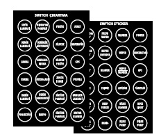 SWITCH ÇIKARTMA YUVARLAK TÜRKÇE