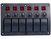 BFY 6'LI   SWITCH PANEL OTOMATİK SİGORTA VE IŞIKLI