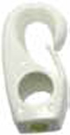 PLASTİK HALAT KLİPSİ   8 MM BEYAZ