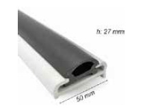 PLASTİK KÜPEŞTE FİTİLİ ALT BEYAZ 27X50 MM 3 MT
