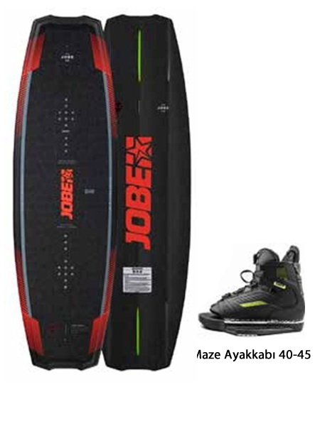 JOBE WAKEBOARD LOGO KIRMIZI 138 CM MAZE