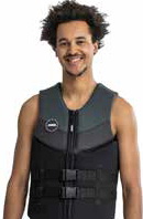 JOBE NEOPREN ERKEK CAN YELEĞİ SİYAH-GRİ XS